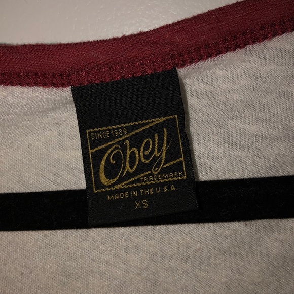 Obey- Baseball Tee - Picture 2 of 3